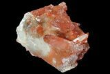 Natural, Red Quartz Crystal Cluster - Morocco #84354-1